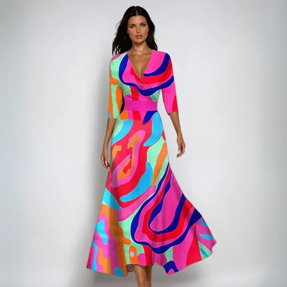 Gemma™ | Robe Fleurie de Luxe