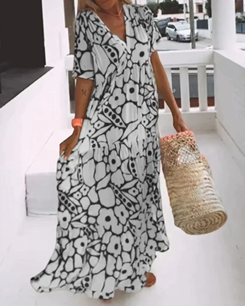 Christine™ | Robe Longue Fluide