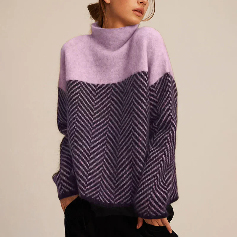 Louise™ | Pull Col Roulé