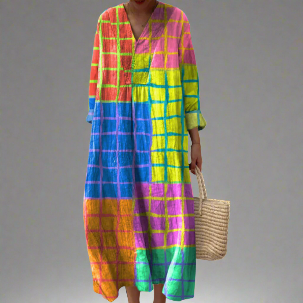 Charlene™ | Robe géométrique élégante