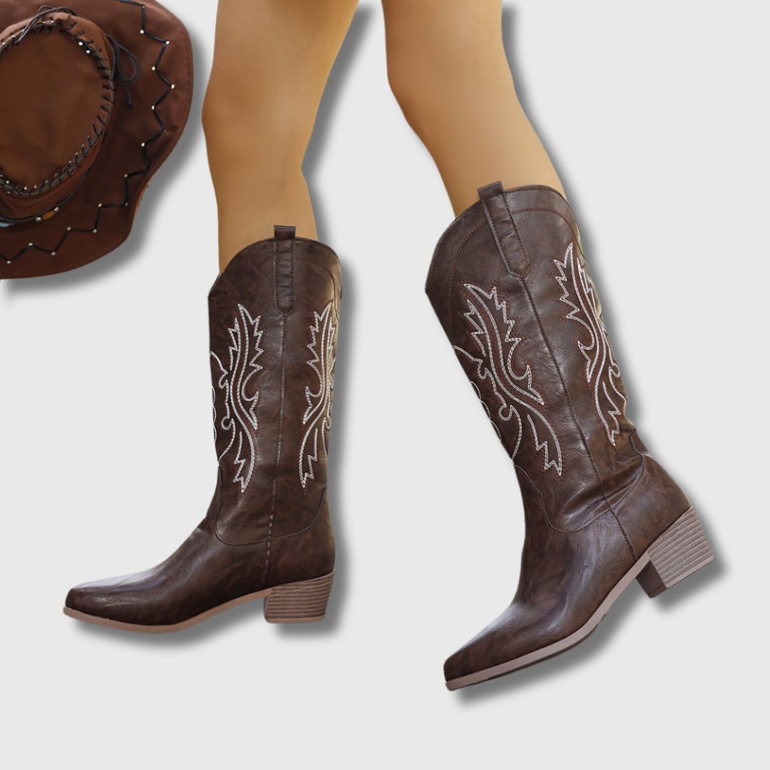 Daphné™ | Bottines Femme Cowboy