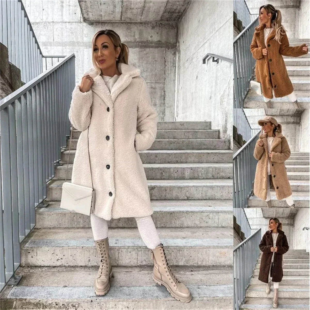 Jessica | Manteau Teddy