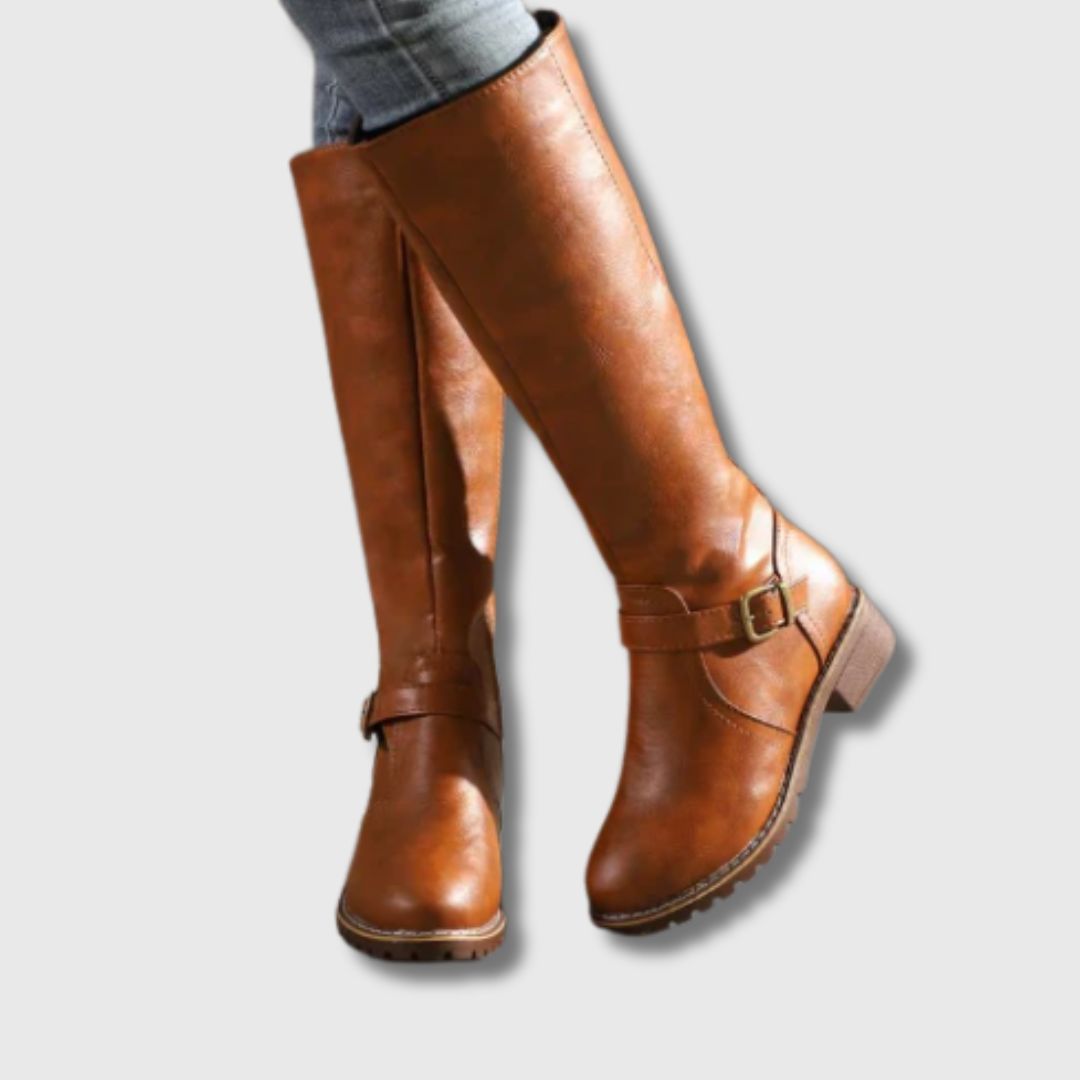 Kate™ | Bottes Longues avec Boucle & Fermeture