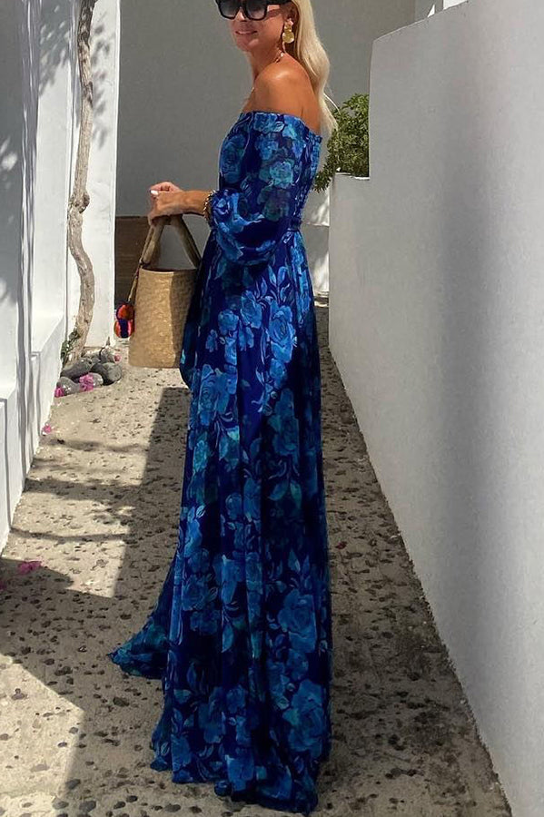 Calista™ | Robe Longue Épaules Dénudées