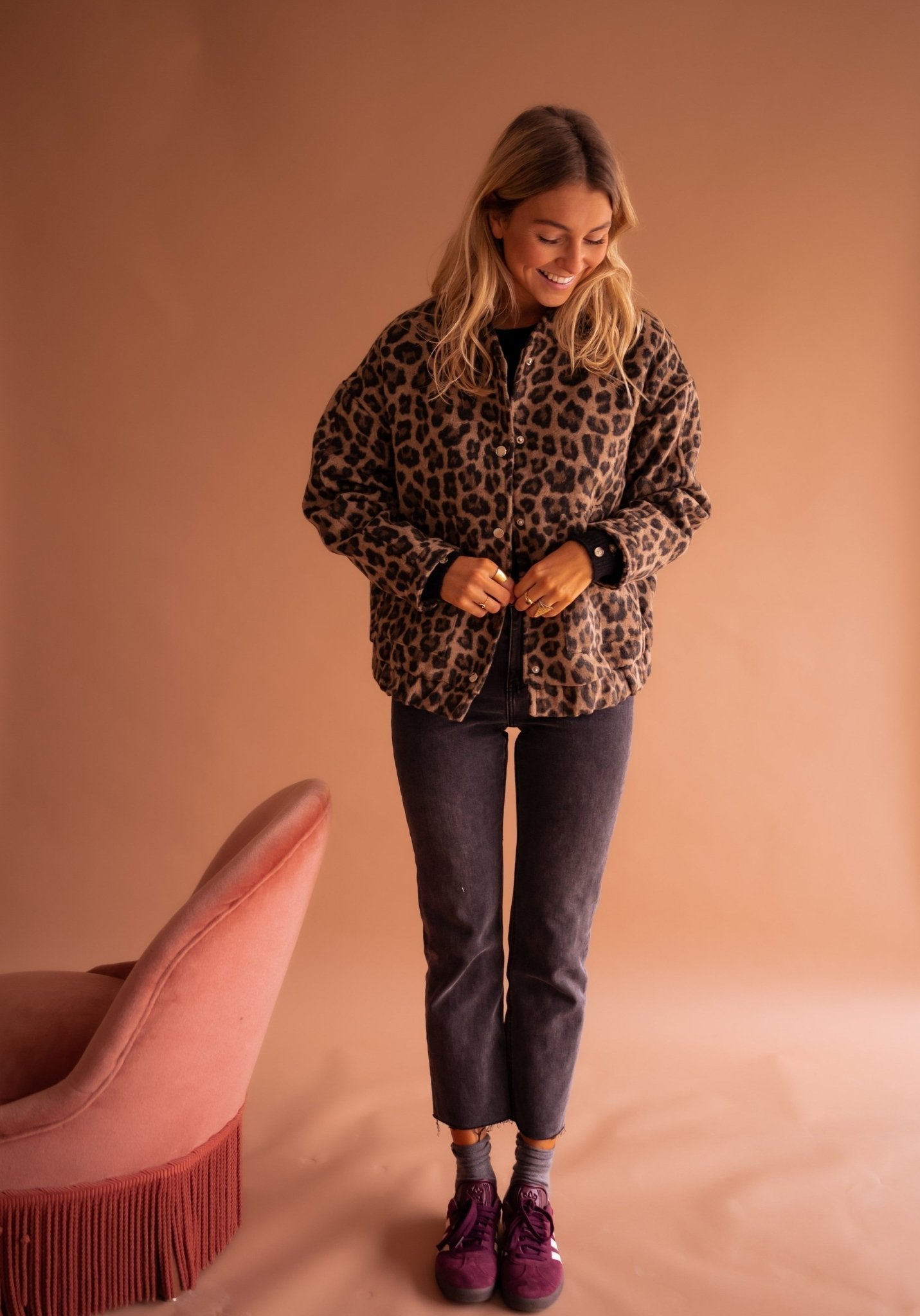 Luna™ | Veste Tendance Léopard