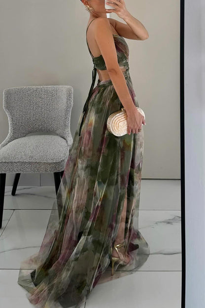 Dörte™ | Robe Longue Fleurie