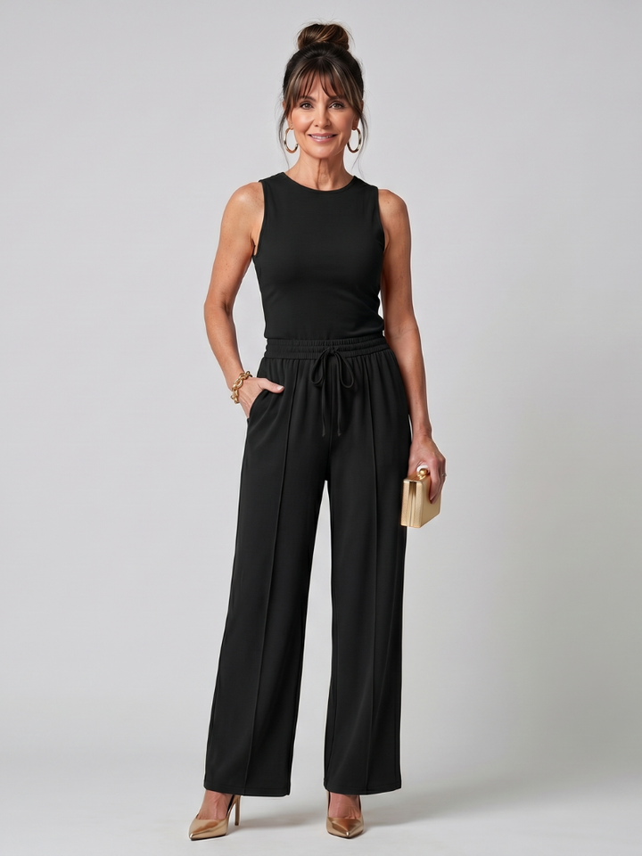 Valencia | Ensemble de Pantalon Large sans Manches