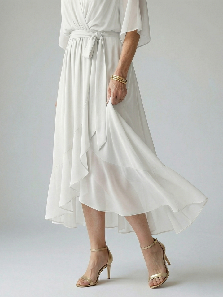 Elric | Robe Midi Drapée