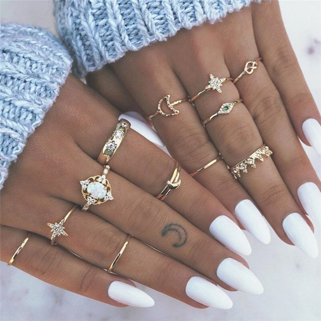 Emballage unique avec 8 à 12 bagues