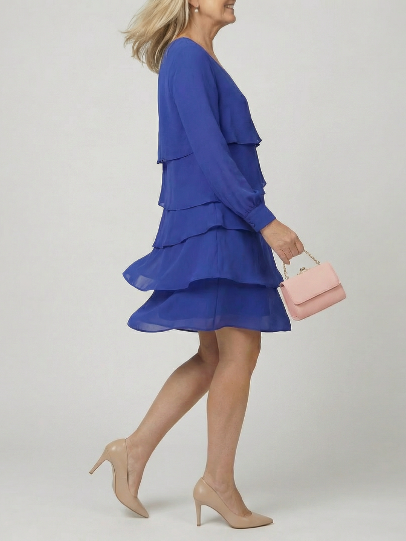 Kirax | Robe à couches propre, longueur genou
