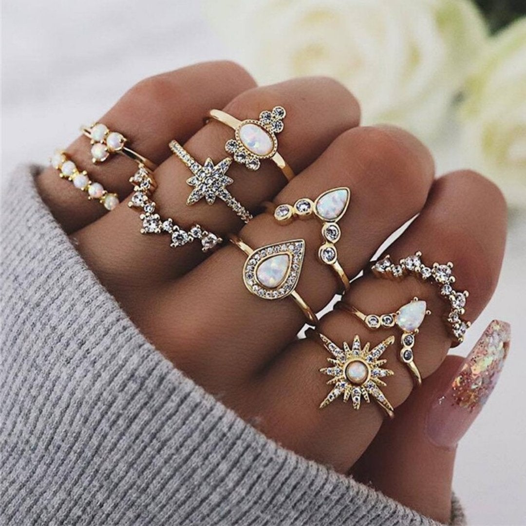Emballage unique avec 8 à 12 bagues