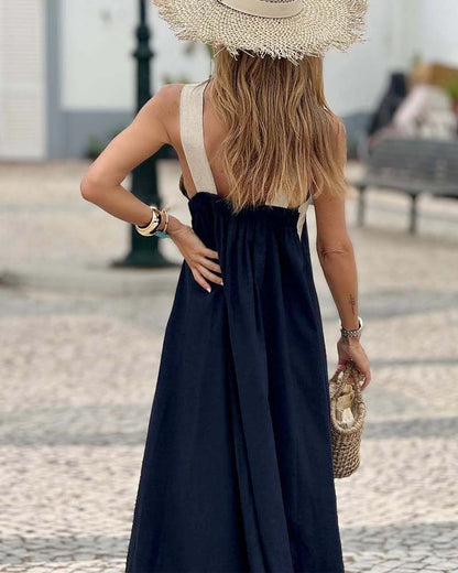 Liese™ | Robe Croisée Contrastée
