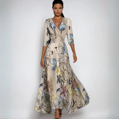 Gemma™ | Robe Fleurie de Luxe