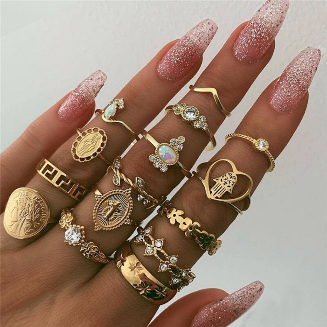 Emballage unique avec 8 à 12 bagues