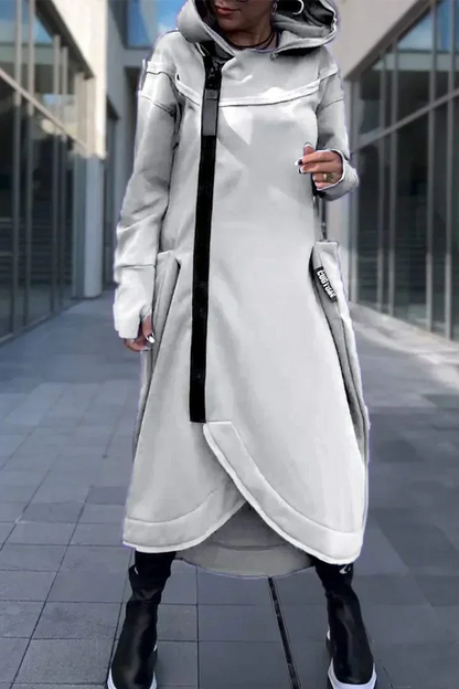 MANA™ | HOODIE LONG AVEC ZIP EN TISSUS LÉGERS ET RESPIRANTS