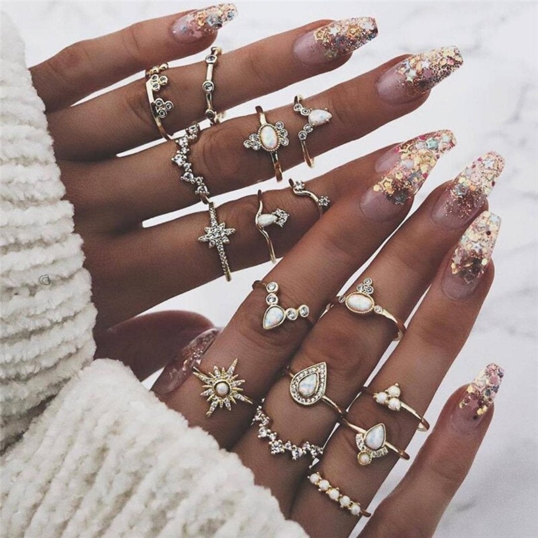 Emballage unique avec 8 à 12 bagues