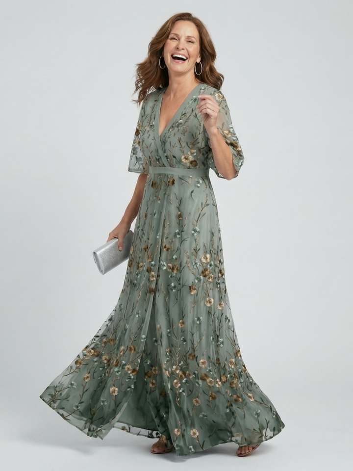 Selora | Robe Maxi Flow à Col Halter