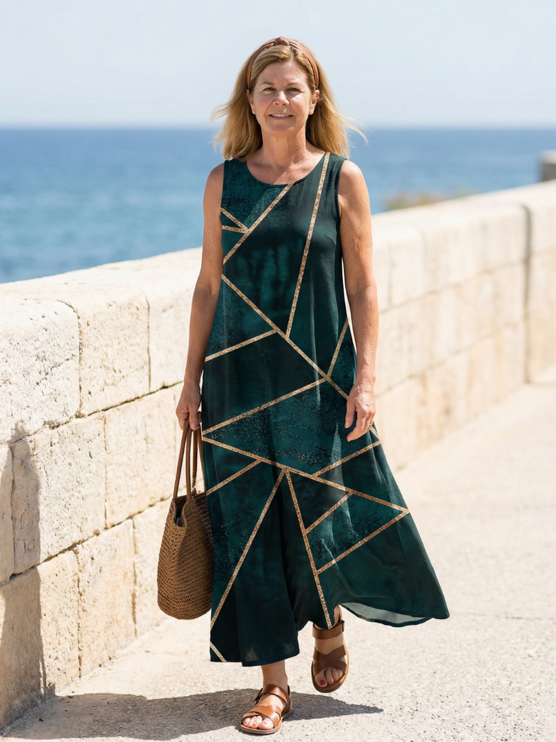 Saelle | Robe Midi Marée Calme