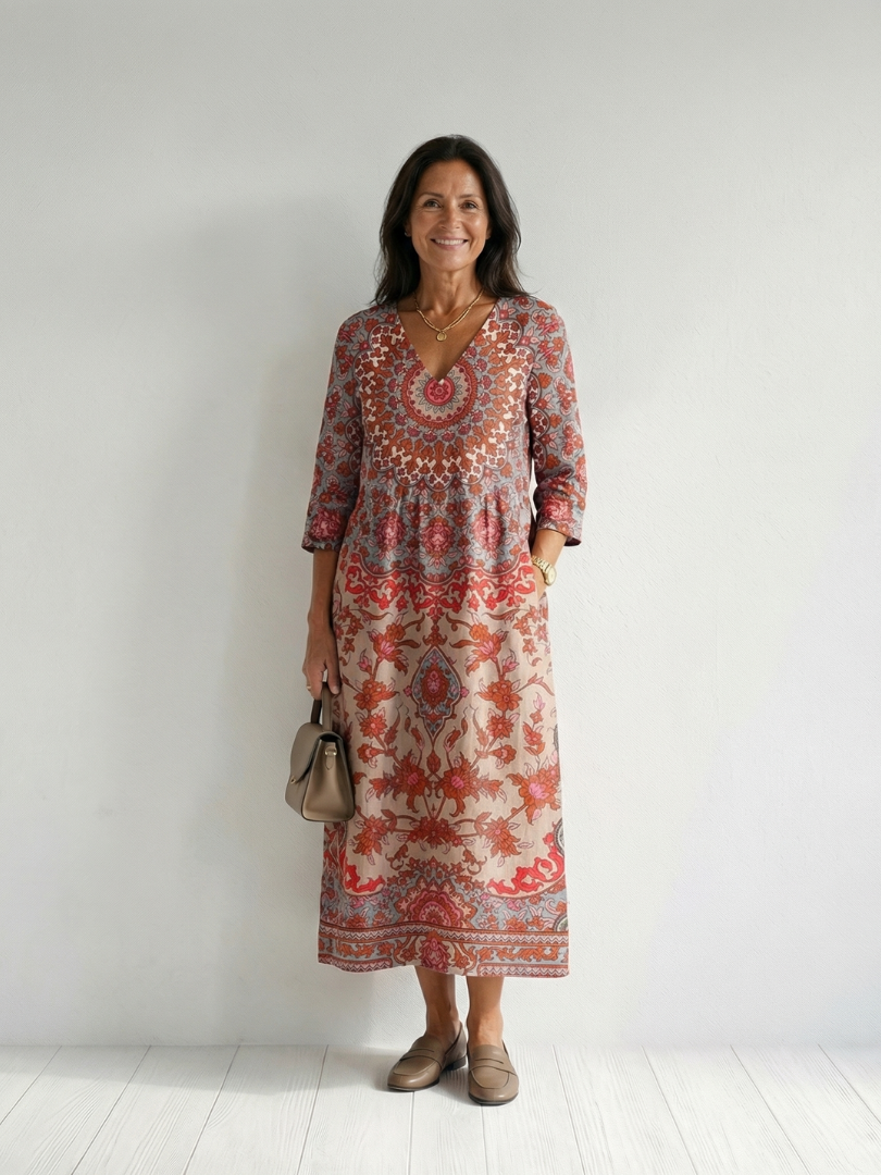 Logan | Robe Midi Ajustement Équilibré