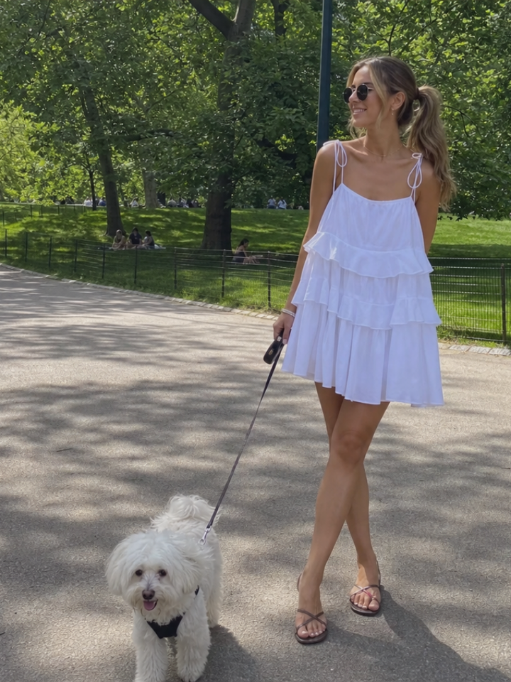 Sowan | Robe Mini à Volants et Coupe Détendue