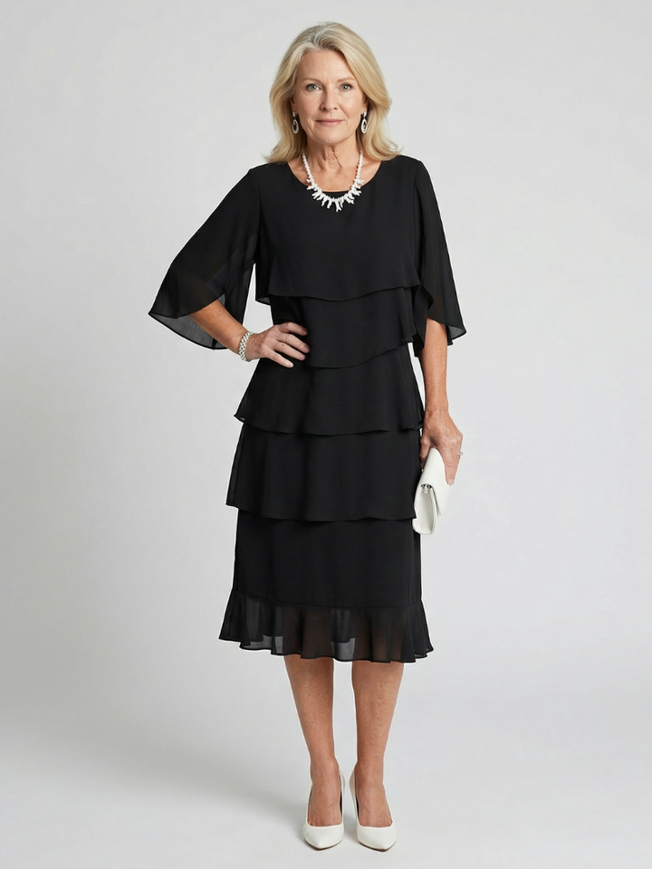 Brent | Robe Midi à Volants