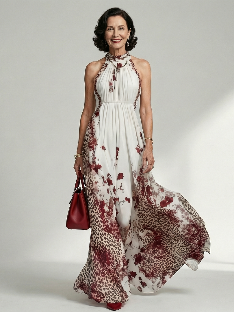 Orlune | Robe Maxi Plissée Blanche