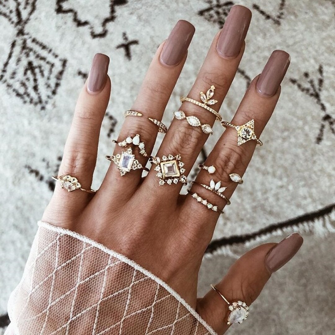 Emballage unique avec 8 à 12 bagues