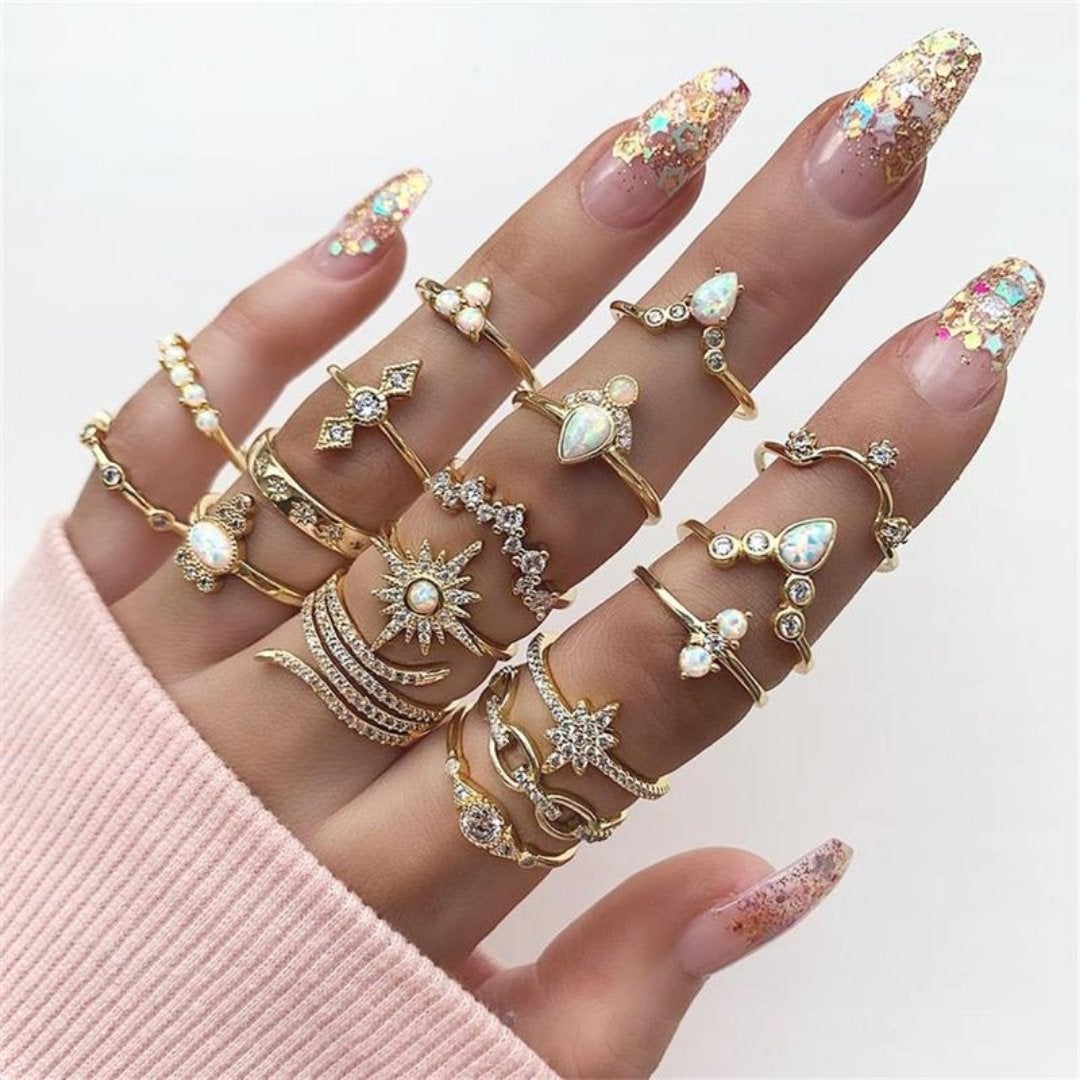 Emballage unique avec 8 à 12 bagues