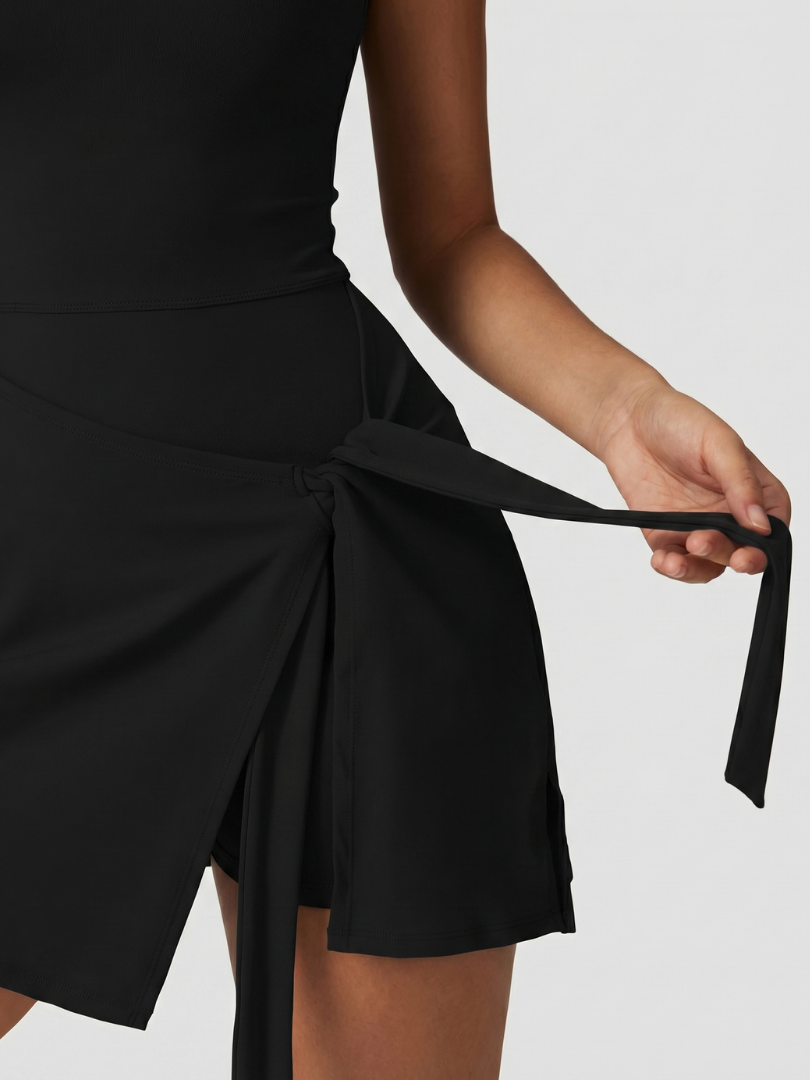 Carys | Robe de tennis sans manches enroulée