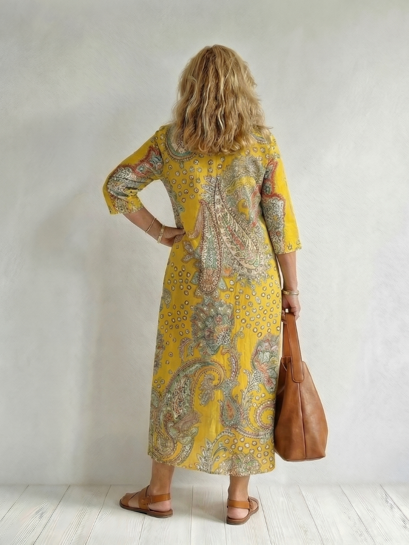 Rowan | Robe Midi Paisley Douce