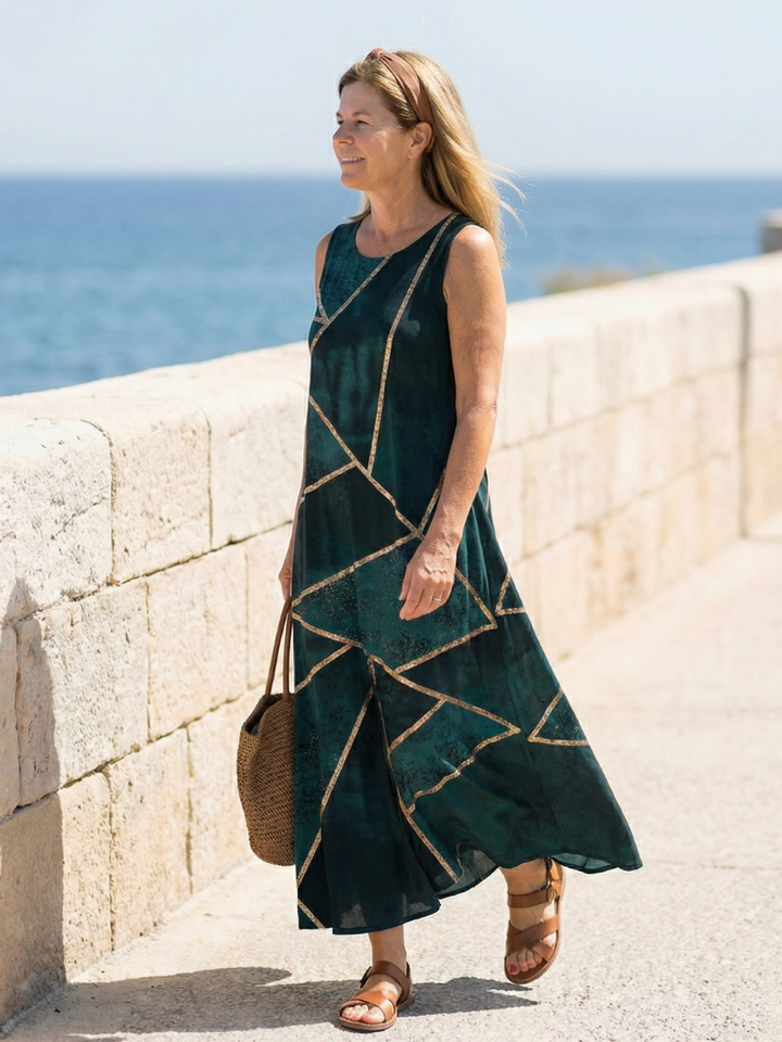 Saelle | Robe Midi Marée Calme