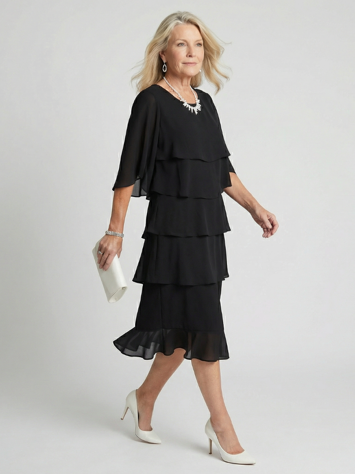 Brent | Robe Midi à Volants