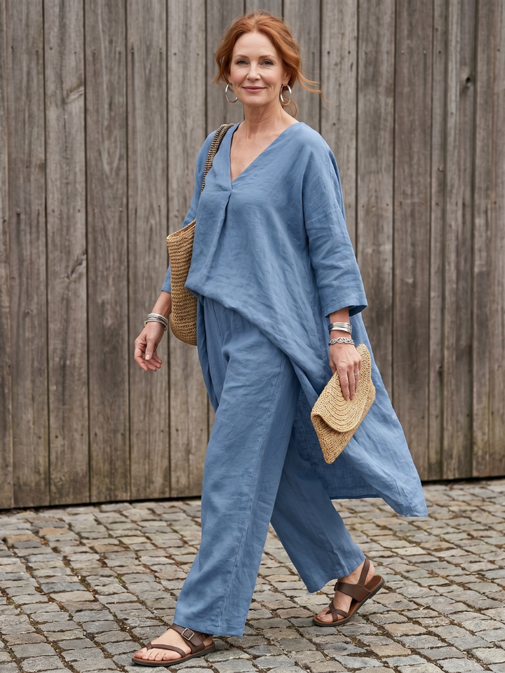 Onyx | Ensemble Tunique Longue et Pantalon Large