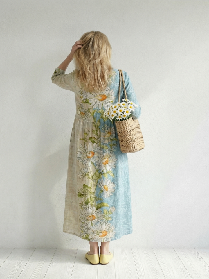 Elliot | Robe Midi Daisy Légère