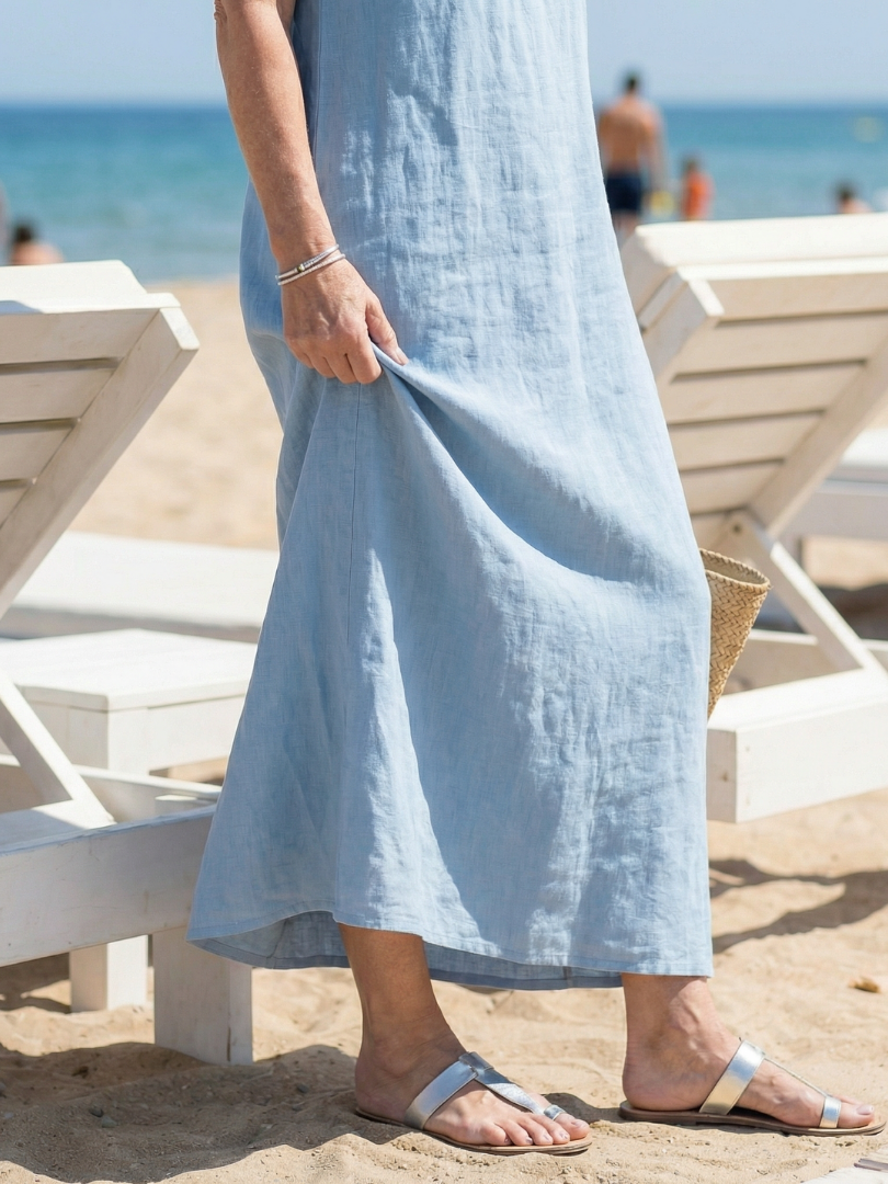 Zerina | Robe Midi d'Automne Facile