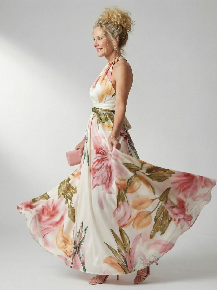 Amiel | Robe Maxi Fleurie Légère