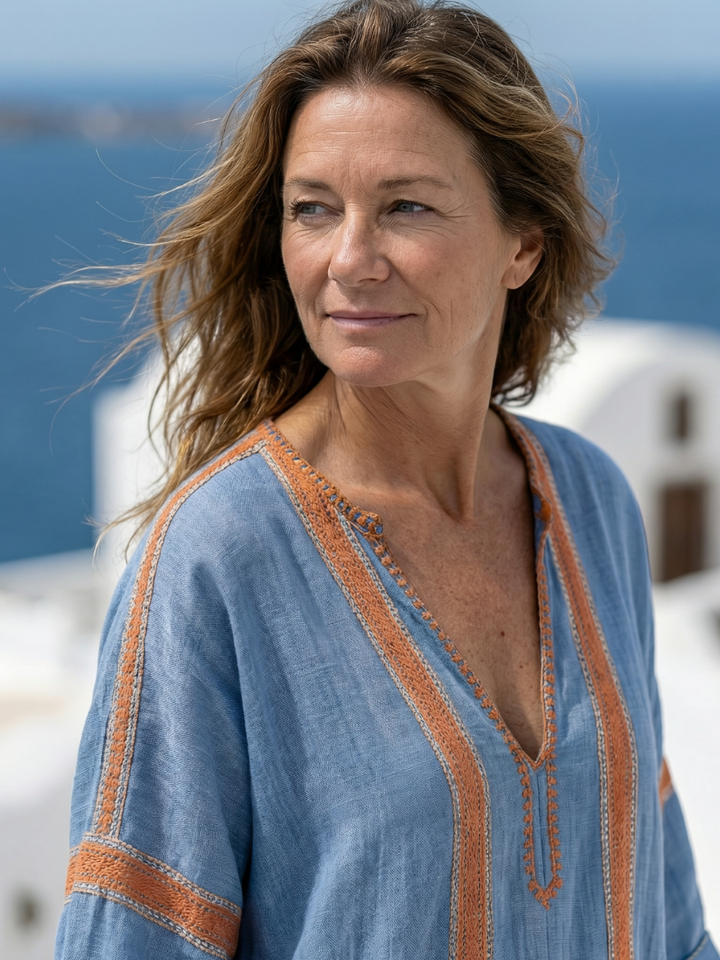 Avenor | Robe Midi à Structure Douce en V