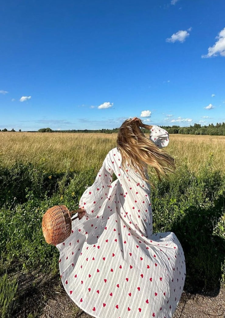 Julia™ | Robe Cœurs Texturée