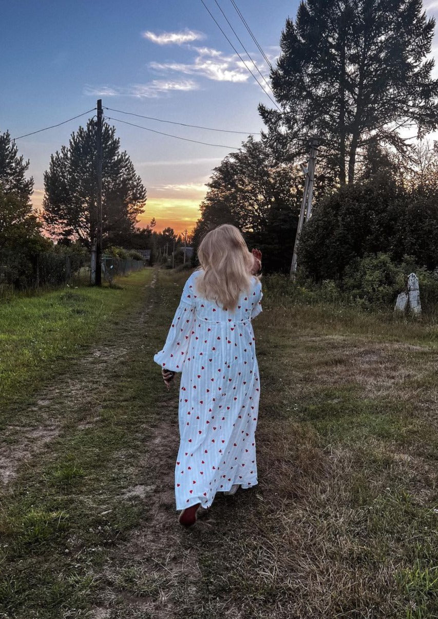 Julia™ | Robe Cœurs Texturée