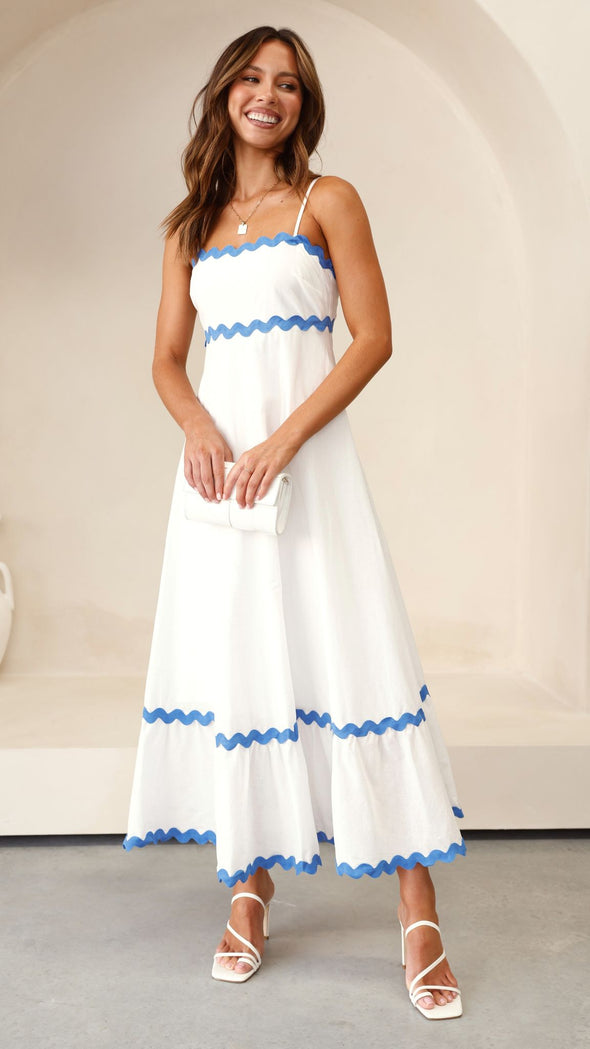 Clara™ | Robe longue à bretelles