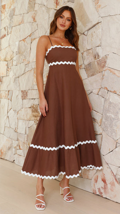 Clara™ | Robe longue à bretelles