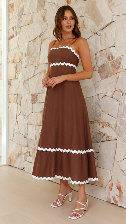 Clara™ | Robe longue à bretelles