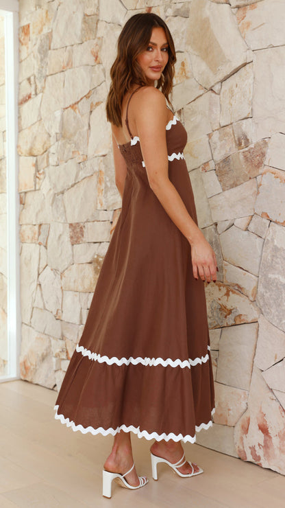 Clara™ | Robe longue à bretelles
