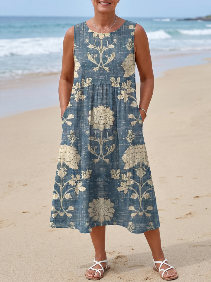 Kailo | Robe Midi Florale Shoreline