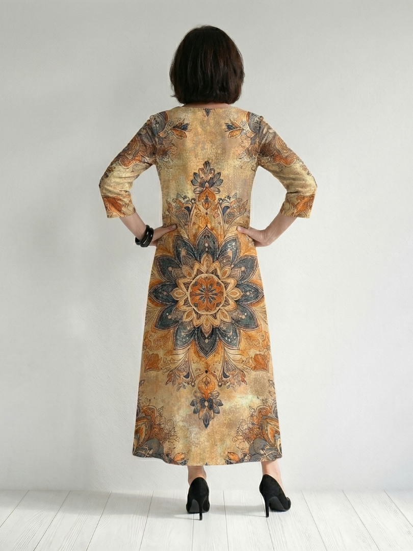 Damon | Robe Midi Florale Douce