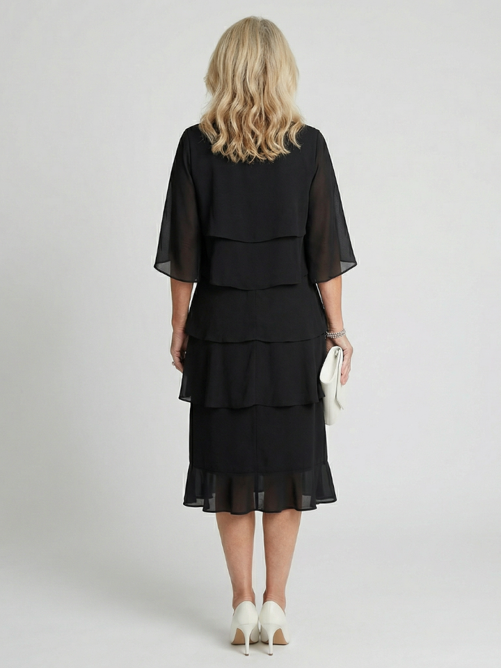 Brent | Robe Midi à Volants
