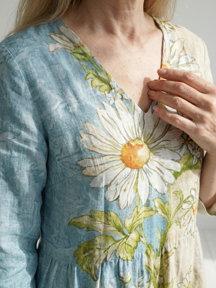 Elliot | Robe Midi Daisy Légère