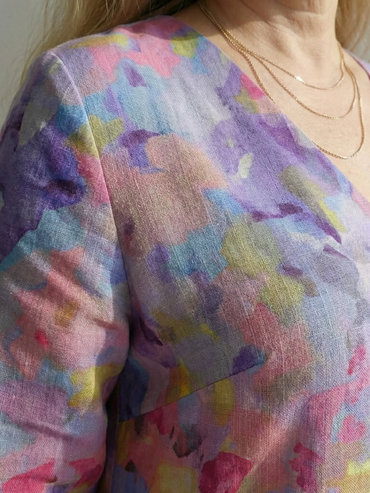 Benson | Robe Midi Florale Abstraite