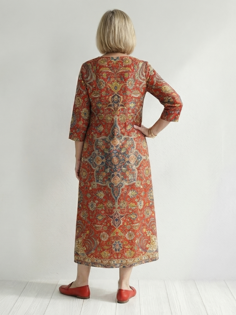 Carter | Robe Midi Patchwork Ease