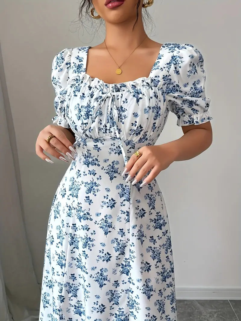 Fleur™ | Robe Fleurie Cintrée